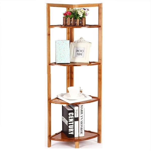Rootz Bamboo stående hylde - Opbevaringsstativ - Organiseringsenhed - Miljøvenligt materiale - Pladsbesparende design - Stilfuldt og funktionelt - 27
