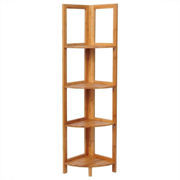 Rootz Bamboo stående hylde - Opbevaringsstativ - Organiseringsenhed - Miljøvenligt materiale - Pladsbesparende design - Stilfuldt og funktionelt - 27