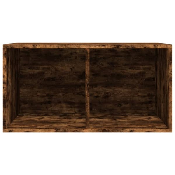 vidaXL Vinylhylla rökfärgad ek 71x34x36 cm konstruerat trä -  Medieförvaring