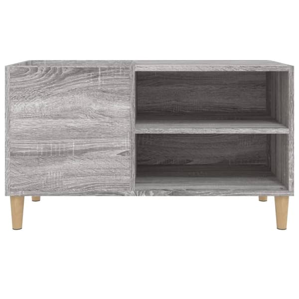 vidaXL LP-levyjen säilytyskaappi harmaa Sonoma 84,5x38x48 cm puu -  Medialaitekaapit & -telineet