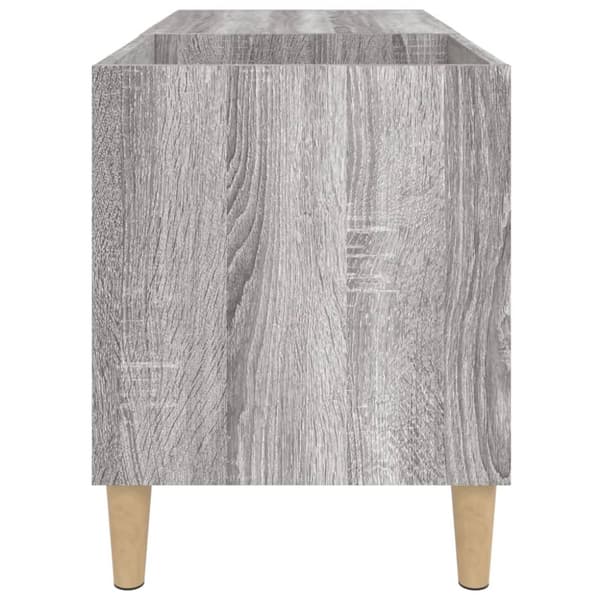 vidaXL LP-levyjen säilytyskaappi harmaa Sonoma 84,5x38x48 cm puu -  Medialaitekaapit & -telineet