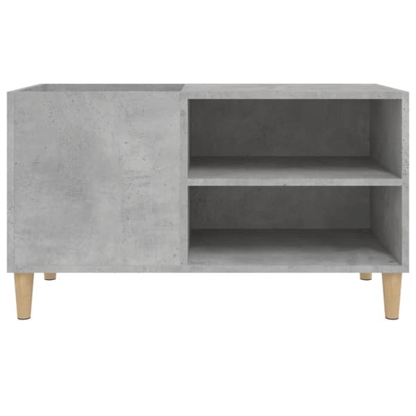 vidaXL Stereobänk betong-grå 84,5x38x48 cm konstruerat trä - Medieförvaring