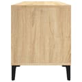 Pikkukuva 7 / 9: vidaXL LP-levyjen säilytyskaappi Sonoma-tammi 100x38x48 cm puu -  Medialaitekaapit & -telineet