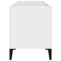 Miniatyrbillede 7 af 9: vidaXL vinylskab 74,5x38x48 cm konstrueret træ hvid -  Medieopbevaring