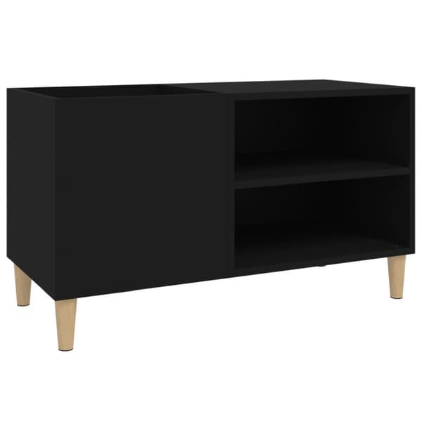 vidaXL Stereobänk svart 84,5x38x48 cm konstruerat trä -  Medieförvaring