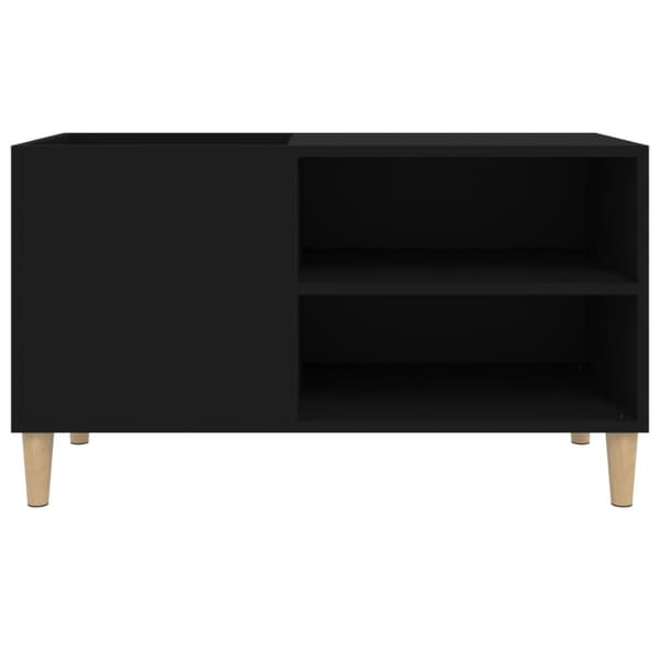 vidaXL Stereobänk svart 84,5x38x48 cm konstruerat trä -  Medieförvaring