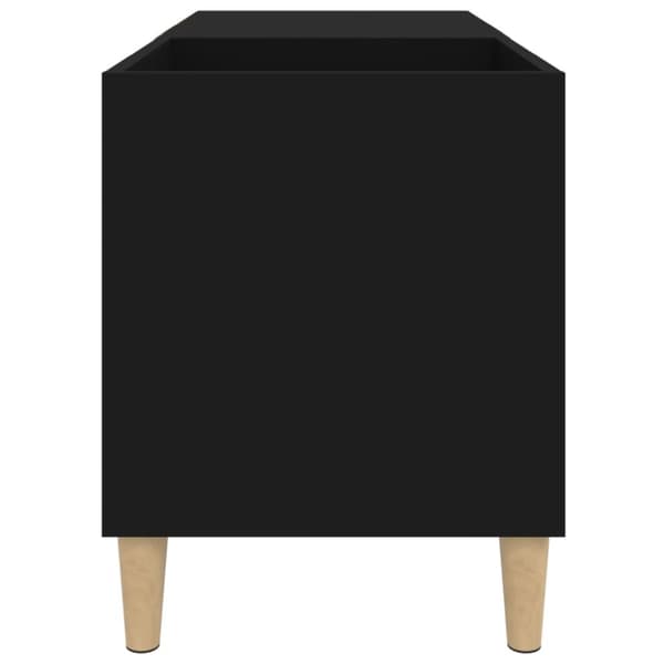 vidaXL Stereobänk svart 84,5x38x48 cm konstruerat trä -  Medieförvaring