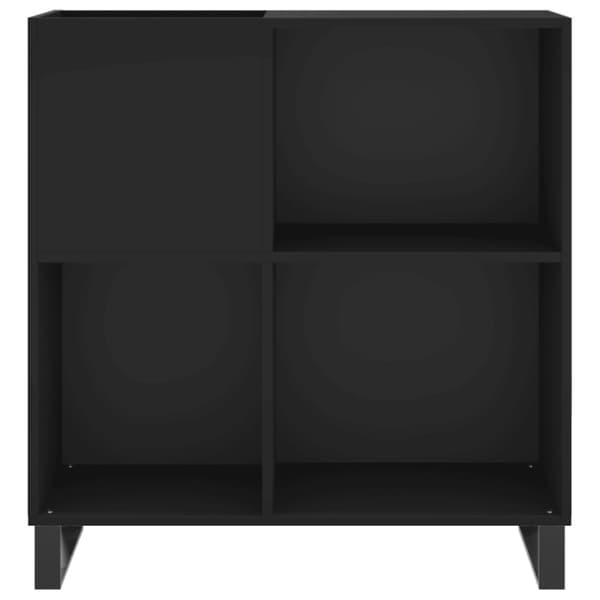 vidaXL Stereobänk svart 84x38x89 cm konstruerat trä - Medieförvaring