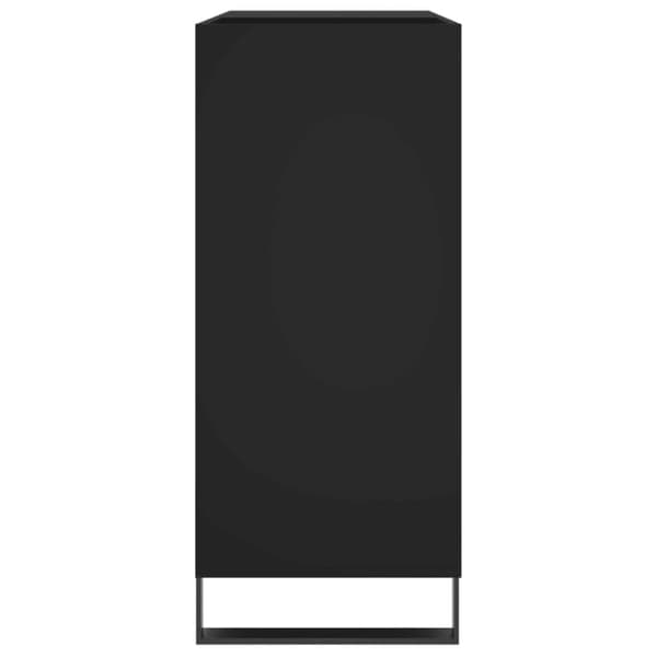 vidaXL Stereobänk svart 84x38x89 cm konstruerat trä - Medieförvaring