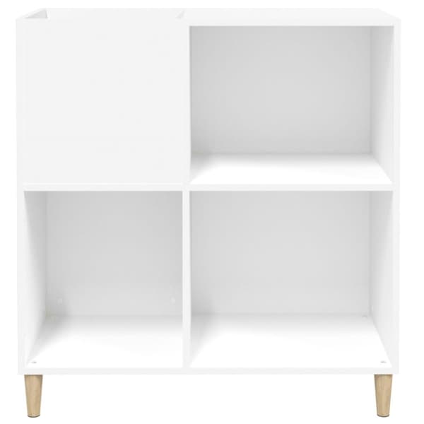 vidaXL Stereobänk vit 84,5x38x89 cm konstruerat trä -  Medieförvaring