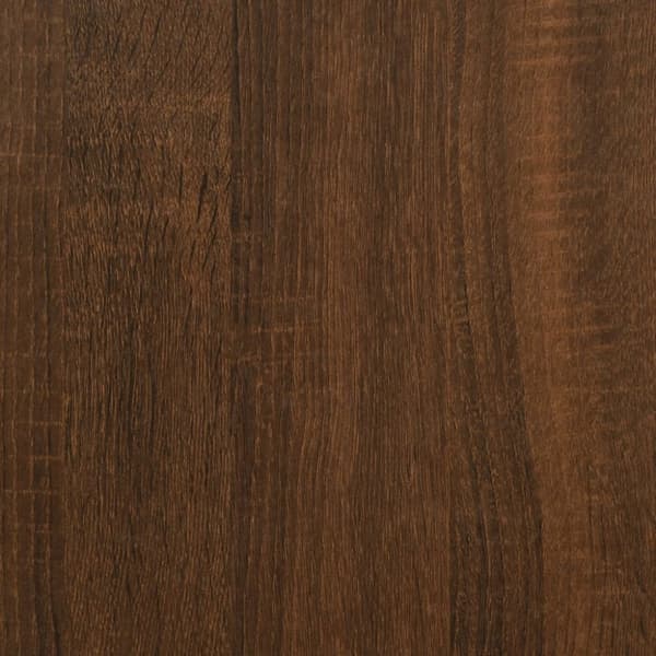 vidaXL Stereobänk brun ek 84,5x38x89 cm konstruerat trä - Medieförvaring
