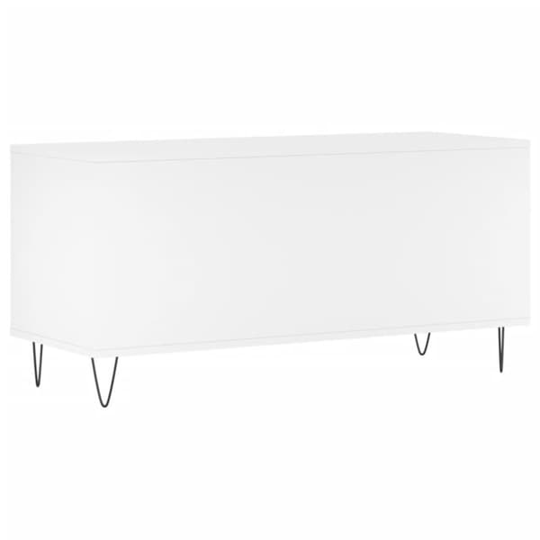 vidaXL vinylskab 100x38x48 cm konstrueret træ hvid -  Medieopbevaring