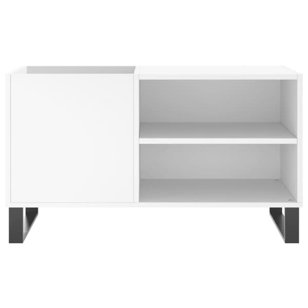 vidaXL Stereobänk vit 85x38x48 cm konstruerat trä - Medieförvaring