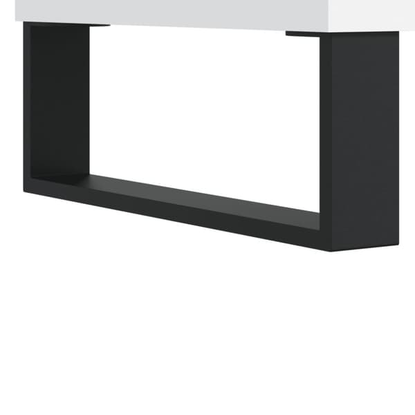 vidaXL Stereobänk vit 85x38x48 cm konstruerat trä - Medieförvaring