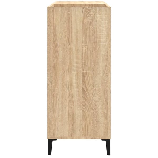 vidaXL Stereobänk sonoma-ek 84,5x38x89 cm konstruerat trä -  Medieförvaring