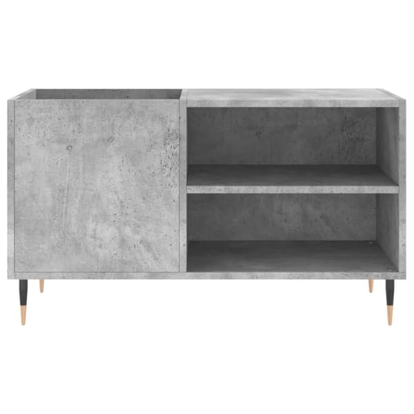 vidaXL Stereobänk betonggrå 85x38x48 cm konstruerat trä - Medieförvaring