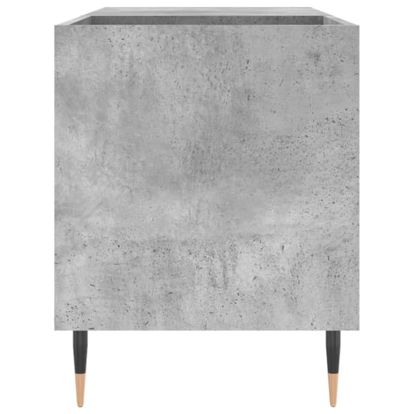 vidaXL Stereobänk betonggrå 85x38x48 cm konstruerat trä - Medieförvaring