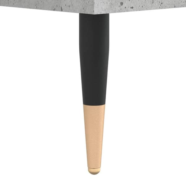 vidaXL Stereobänk betonggrå 85x38x48 cm konstruerat trä - Medieförvaring