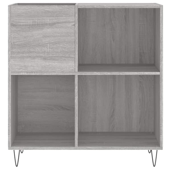 vidaXL vinylskab 84,5x38x39 cm konstrueret træ grå sonoma-eg -  Medieopbevaring