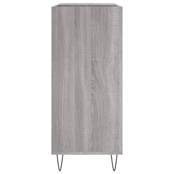 vidaXL vinylskab 84,5x38x39 cm konstrueret træ grå sonoma-eg -  Medieopbevaring