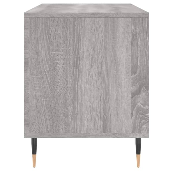 vidaXL vinylskab 100x38x48 cm konstrueret træ grå sonoma-eg -  Medieopbevaring