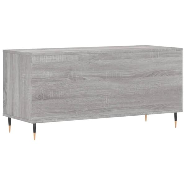 vidaXL vinylskab 100x38x48 cm konstrueret træ grå sonoma-eg -  Medieopbevaring