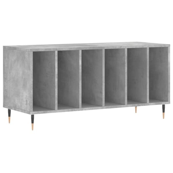 vidaXL Stereobänk betong-grå 100x38x48 cm konstruerat trä - Medieförvaring