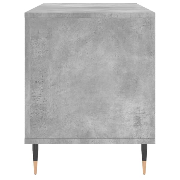 vidaXL Stereobänk betong-grå 100x38x48 cm konstruerat trä - Medieförvaring
