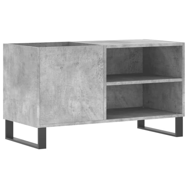 vidaXL Stereobänk betonggrå 85x38x48 cm konstruerat trä - Medieförvaring