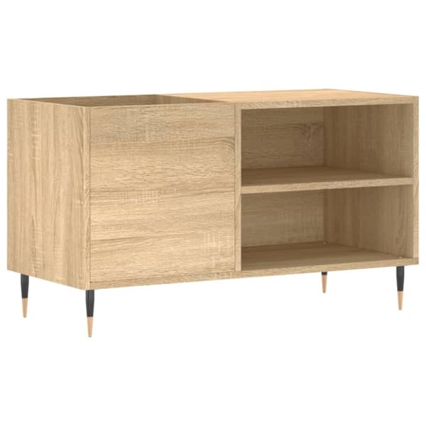 vidaXL vinylskab 85x38x48 cm konstrueret træ sonoma-eg -  Medieopbevaring