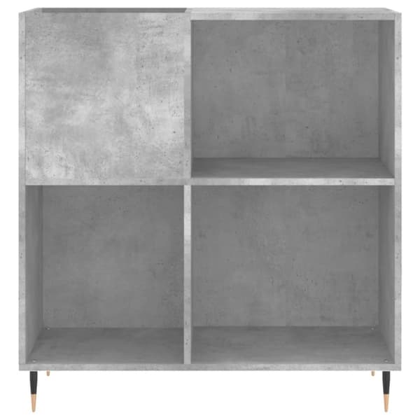 vidaXL Stereobänk betong-grå 84,5x38x89 cm konstruerat trä - Medieförvaring