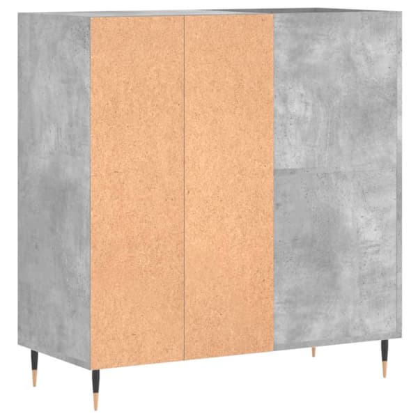 vidaXL Stereobänk betong-grå 84,5x38x89 cm konstruerat trä - Medieförvaring