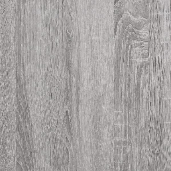 vidaXL vinylskab 100x38x48 cm konstrueret træ grå sonoma-eg - Medieopbevaring