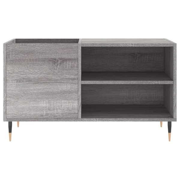 vidaXL Stereobänk grå sonoma 85x38x48 cm konstruerat trä - Medieförvaring
