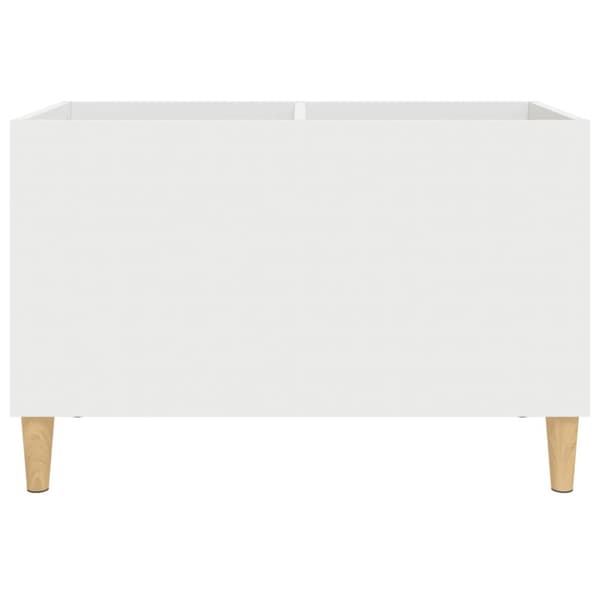 The Living Store Stereobänk vit 74,5x38x48 cm konstruerat trä -  Medieförvaring