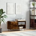 Miniatyrbillede 2 af 10: The Living Store vinylskab 85x38x48 cm konstrueret træ røget sonoma-eg -  Medieopbevaring