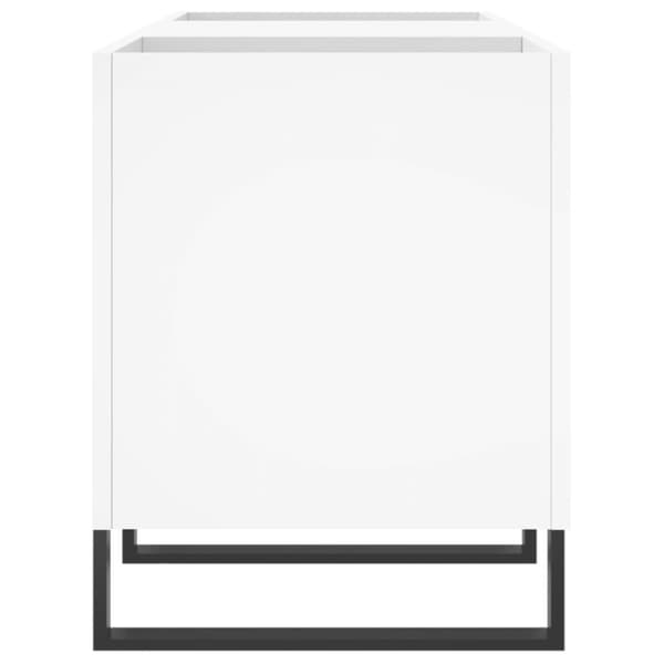 Medieförvaring - Living Stereobänk vit 121x38x48 cm konstruerat trä