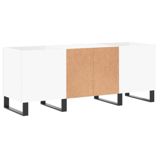 Medieförvaring - Living Stereobänk vit 121x38x48 cm konstruerat trä
