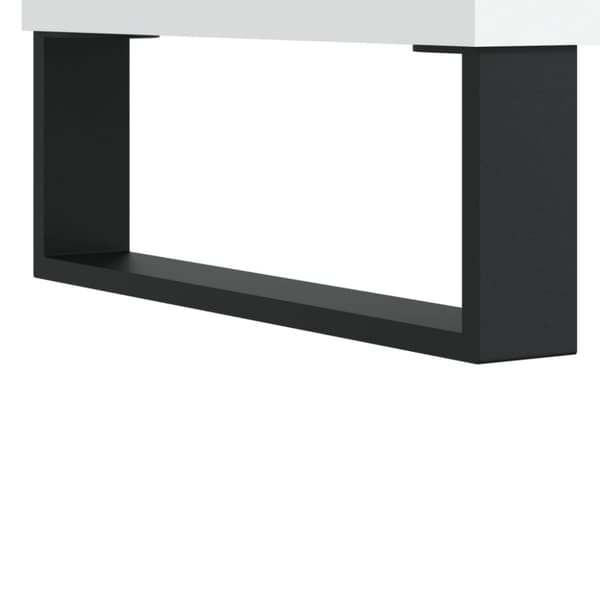 Medieförvaring - Living Stereobänk vit 121x38x48 cm konstruerat trä