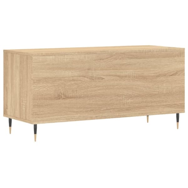 Medieförvaring - Living Stereobänk sonoma-ek 100x38x48 cm konstruerat trä