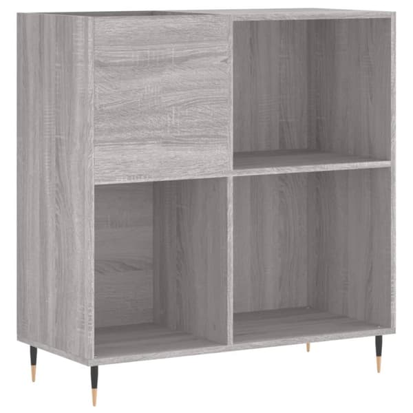 Medieförvaring - Living Stereobänk grå sonoma 84,5x38x89 cm konstruerat trä