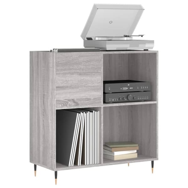 Medieförvaring - Living Stereobänk grå sonoma 84,5x38x89 cm konstruerat trä