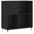 Miniatyrbillede 3 af 11: Medieopbevaring - Living vinylskab 84,5x38x89 cm konstrueret træ sort