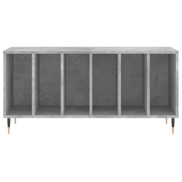 Medieförvaring - Living Stereobänk betong-grå 100x38x48 cm konstruerat trä