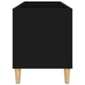 Miniatyrbillede 7 af 9: Medieopbevaring - Living vinylskab 74,5x38x48 cm konstrueret træ sort