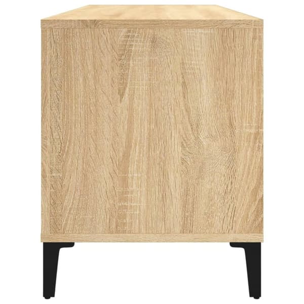 Medialaitekaapit & -telineet - Living LP-levyjen säilytyskaappi Sonoma-tammi 100x38x48 cm puu