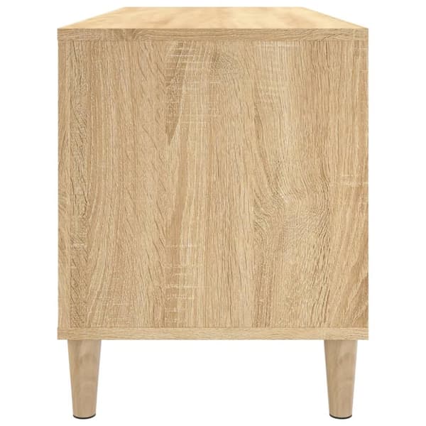 Medieförvaring - Living Stereobänk sonoma-ek 100x38x48 cm konstruerat trä