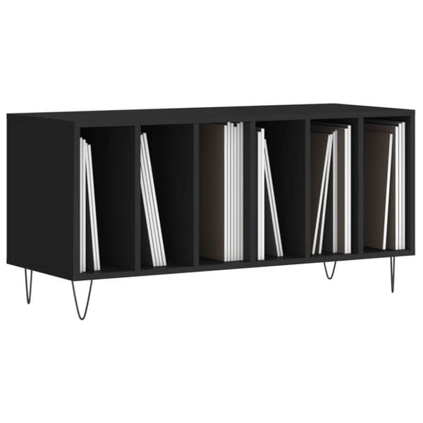 Medieförvaring - Living Stereobänk svart 100x38x48 cm konstruerat trä
