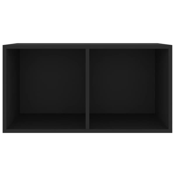 Vinylhylla svart 71x34x36 cm konstruerat trä - Skivhylla - Skivhyllor - Home & Living