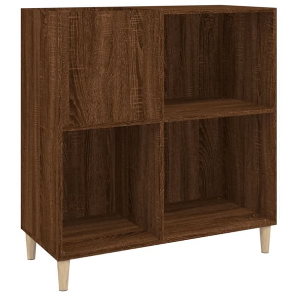 Vinylskab 84,5x38x89 cm konstrueret træ brun egetræsfarve - Vinylskab - Vinylskabe - Home & Living